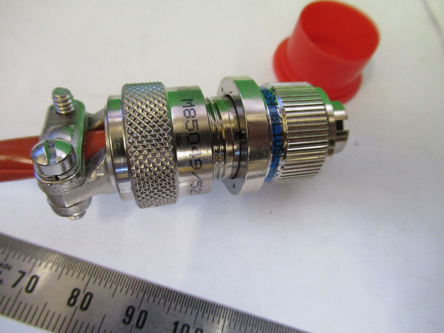 AMPHENOL CONNECTOR MS3456L10SL-4S DUAL PIN ACCELEROMETER AEROSPACE ITEM X7-A-34