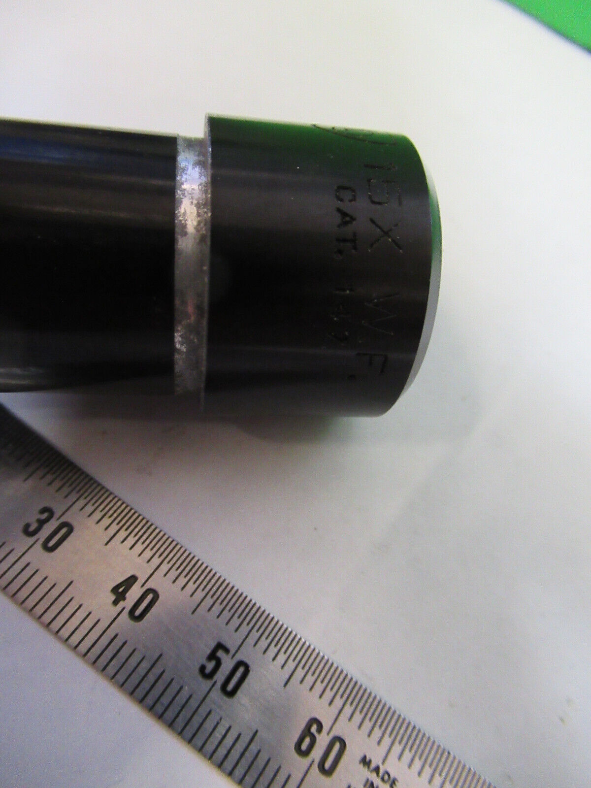 AO CAT 147  15X EYEPIECE LENS OCULAR MICROSCOPE PART as pictured X7-A-24