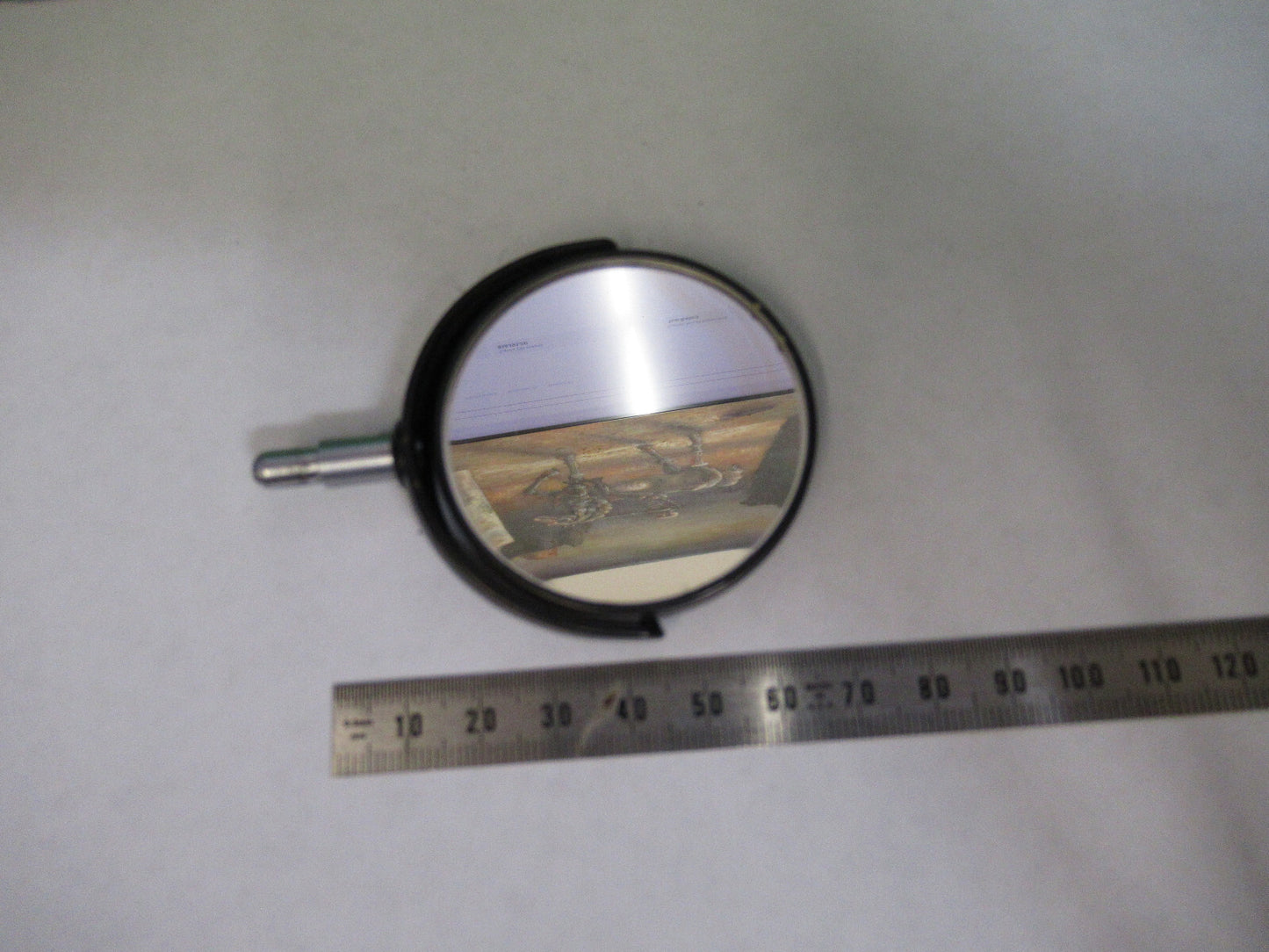 OLYMPUS JAPAN MIRROR ASSEMBLY OIC MICROSCOPE PART AS PICTURED G8-A-35