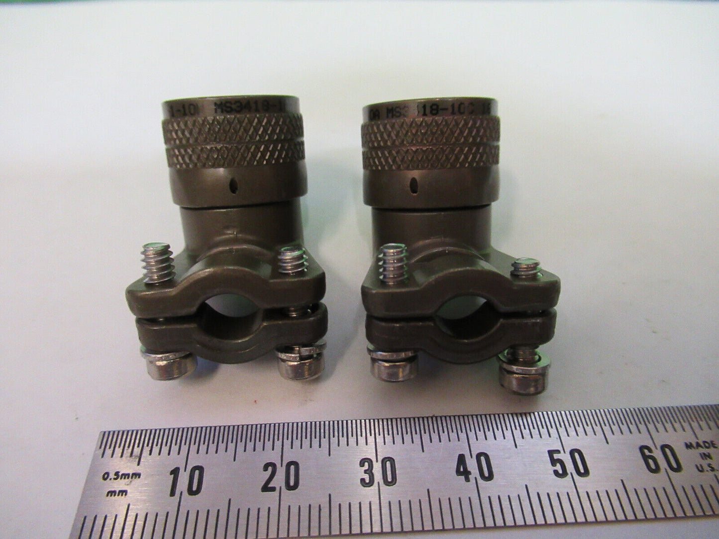 LOT BACKSHELL MS3418-10C AMPHENOL CONNECTOR AEROSPACE ITEM AS PICTURED X7-A-38