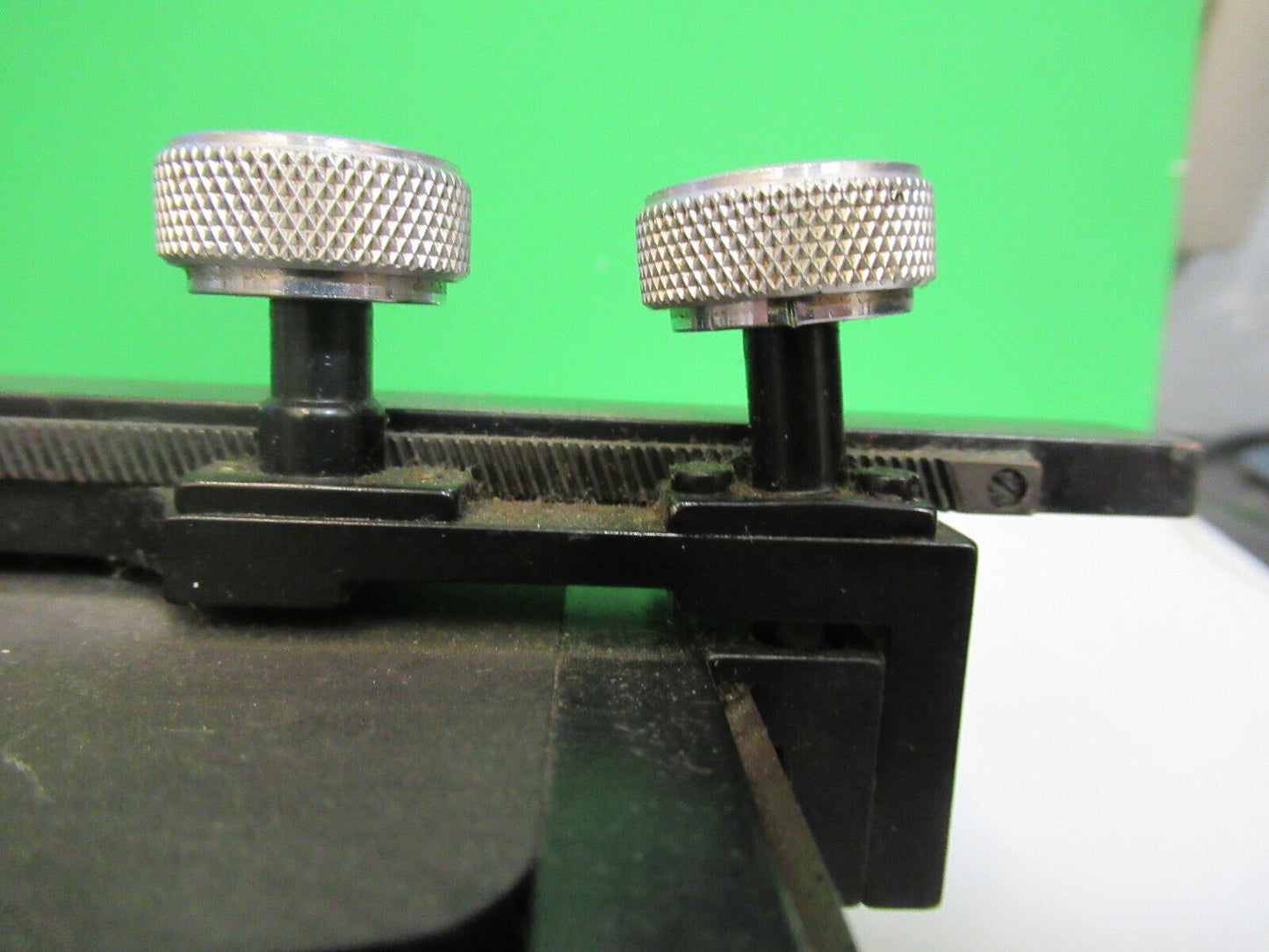 For parts BAUSCH LOMB XY STAGE TABLE ANTIQUE MICROSCOPE PART AS PICTURED X5-A-13