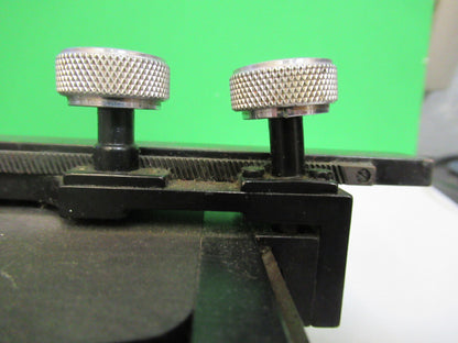For parts BAUSCH LOMB XY STAGE TABLE ANTIQUE MICROSCOPE PART AS PICTURED X5-A-13