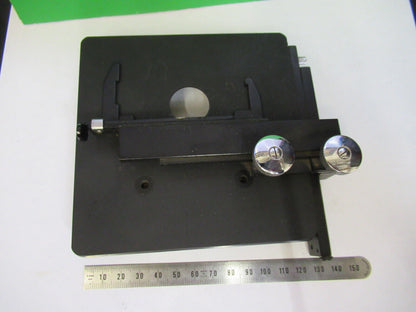 AO SPENCER XY STAGE CLIPS TABLE MICROSCOPE PART AS PICTURED X9-B-80