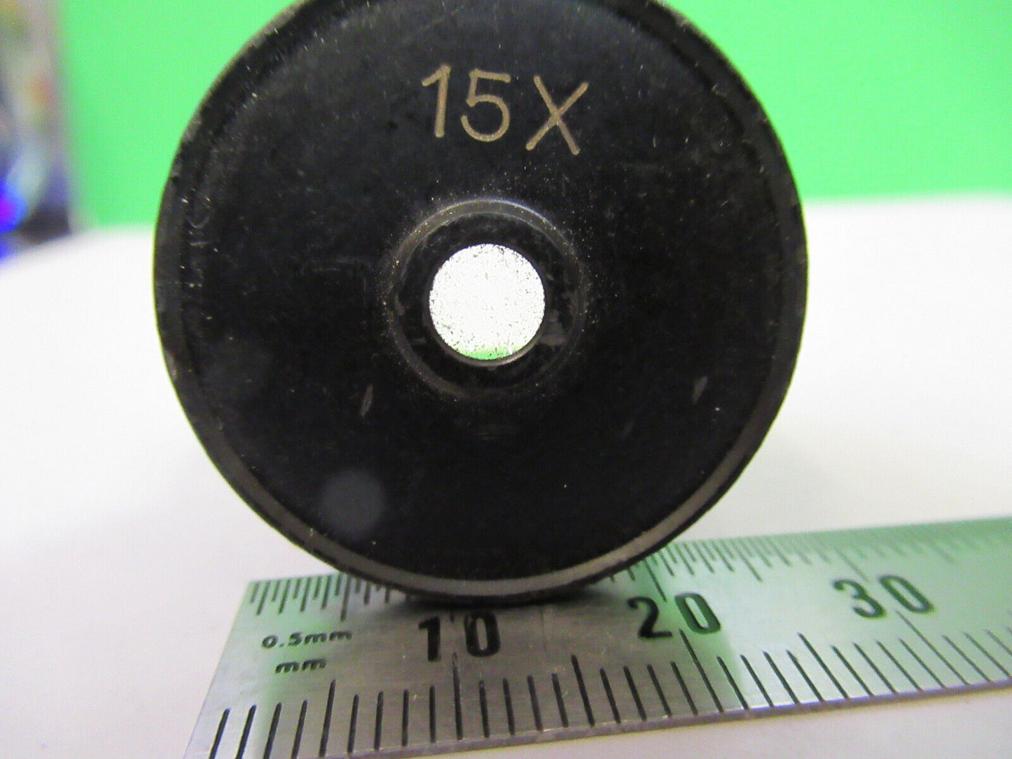 JAPAN 15X EYEPIECE LENS OCULAR MICROSCOPE PART as pictured X7-A-23