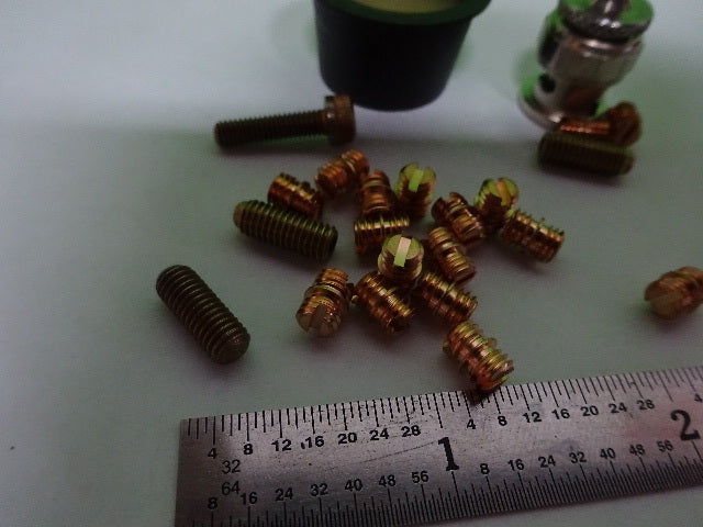LOT STUDS 10-32 WAX ACCESSORIES BRUEL KJAER DENMARK ACCELEROMETER AS IS #9-DT-01