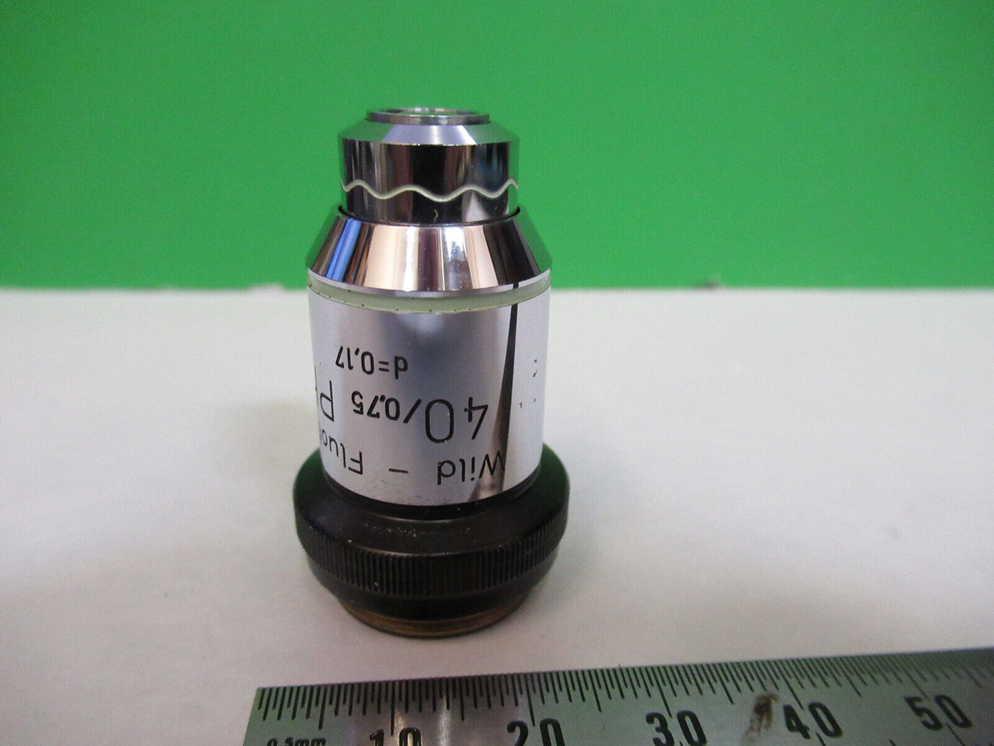 WILD HEERBRUGG SWISS OBJECTIVE 40X Ph PHASE MICROSCOPE PART AS PICTURED G8-A-81