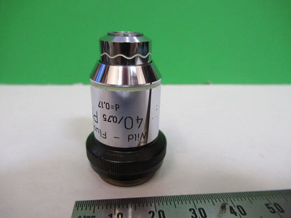 WILD HEERBRUGG SWISS OBJECTIVE 40X Ph PHASE MICROSCOPE PART AS PICTURED G8-A-81