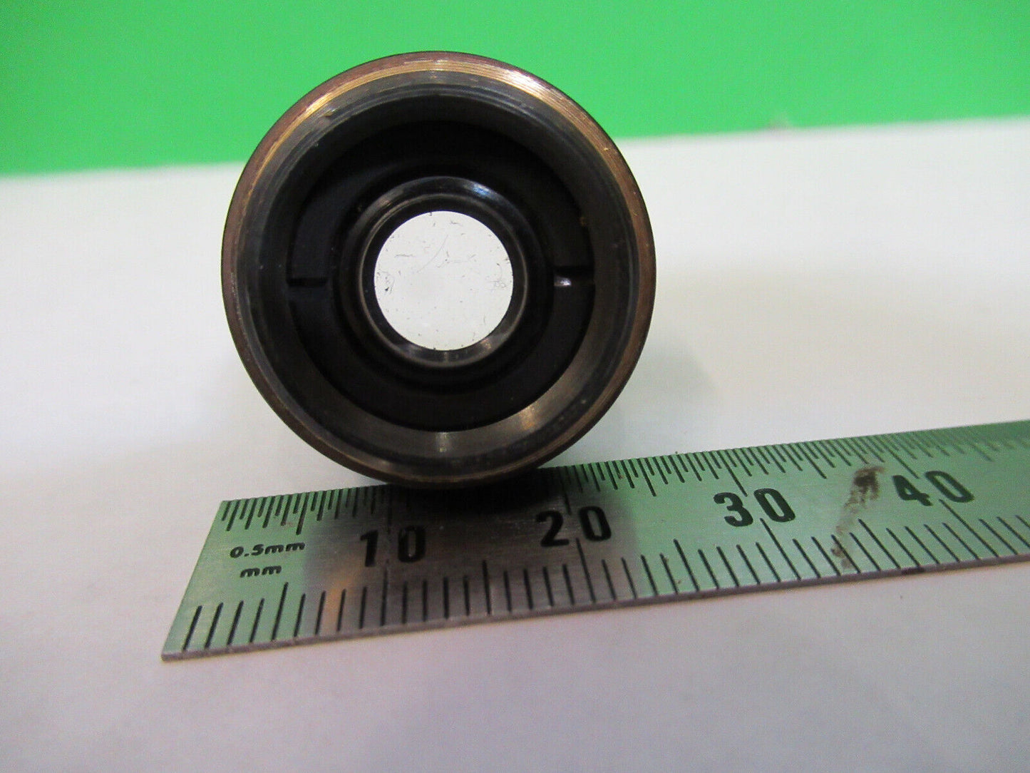 WILD HEERBRUGG SWISS OBJECTIVE 4X LENS MICROSCOPE PART AS PICTURED G8-A-83