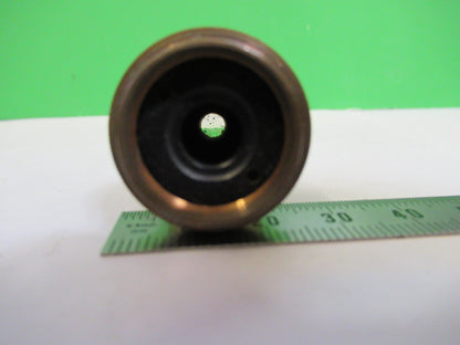 for parts ANTIQUE BAUSCH LOMB MICROSCOPE OBJECTIVE OPTICS as pictured X7-A-20