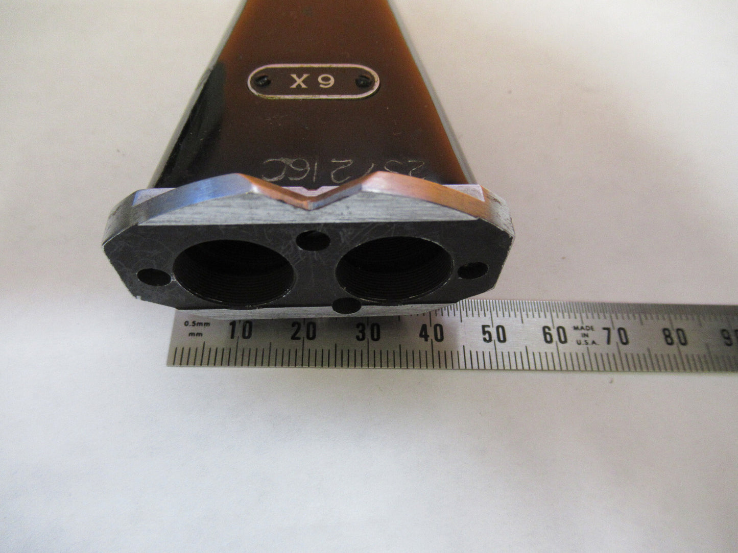 AMERICAN OPTICS AO OBJECTIVE 6X STEREO MICROSCOPE PART AS PICTURED &Y3-A-09