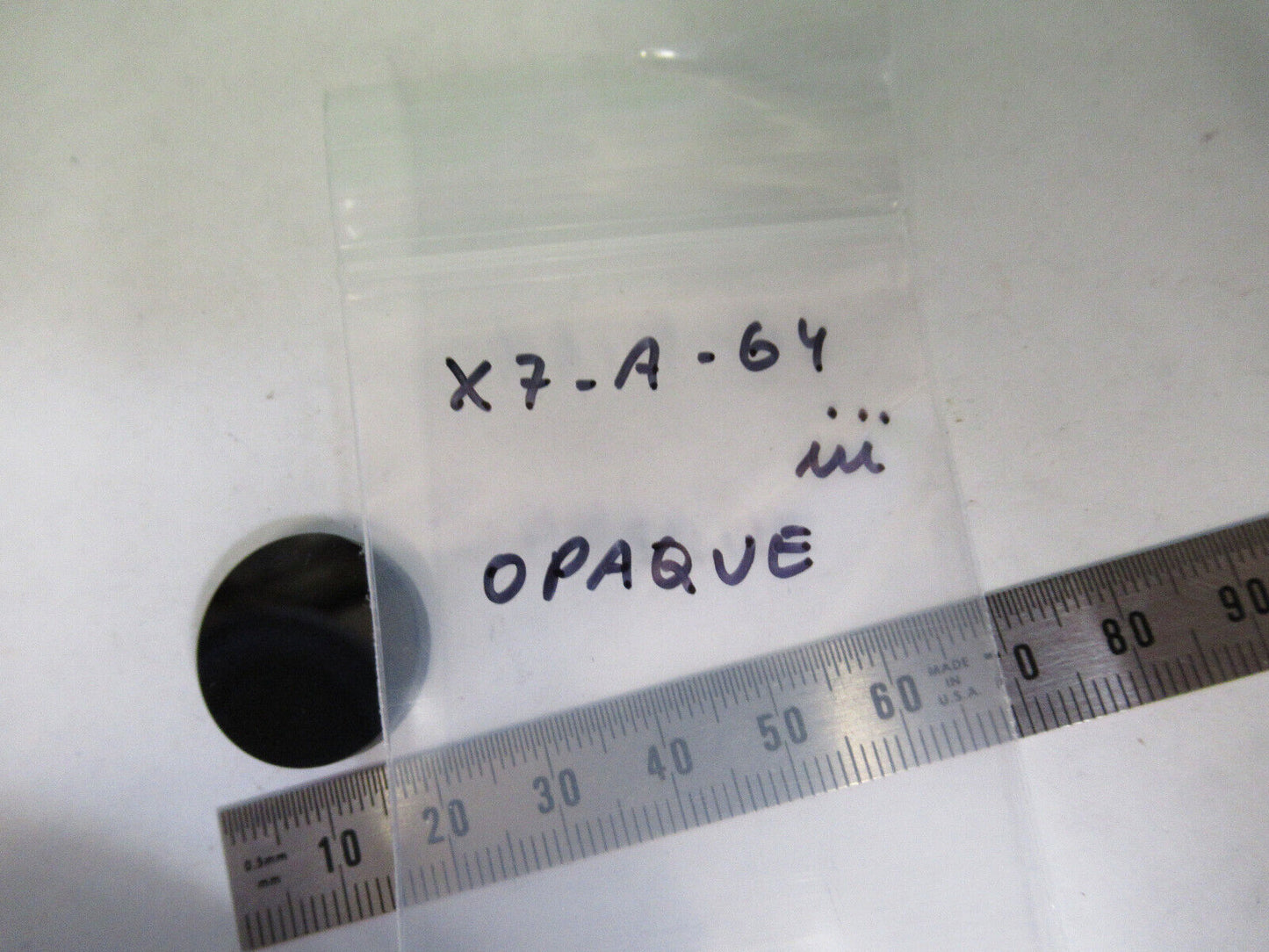 OPTICAL OPAQUE  FILTER  OPTICS  as pictured X7-A-64