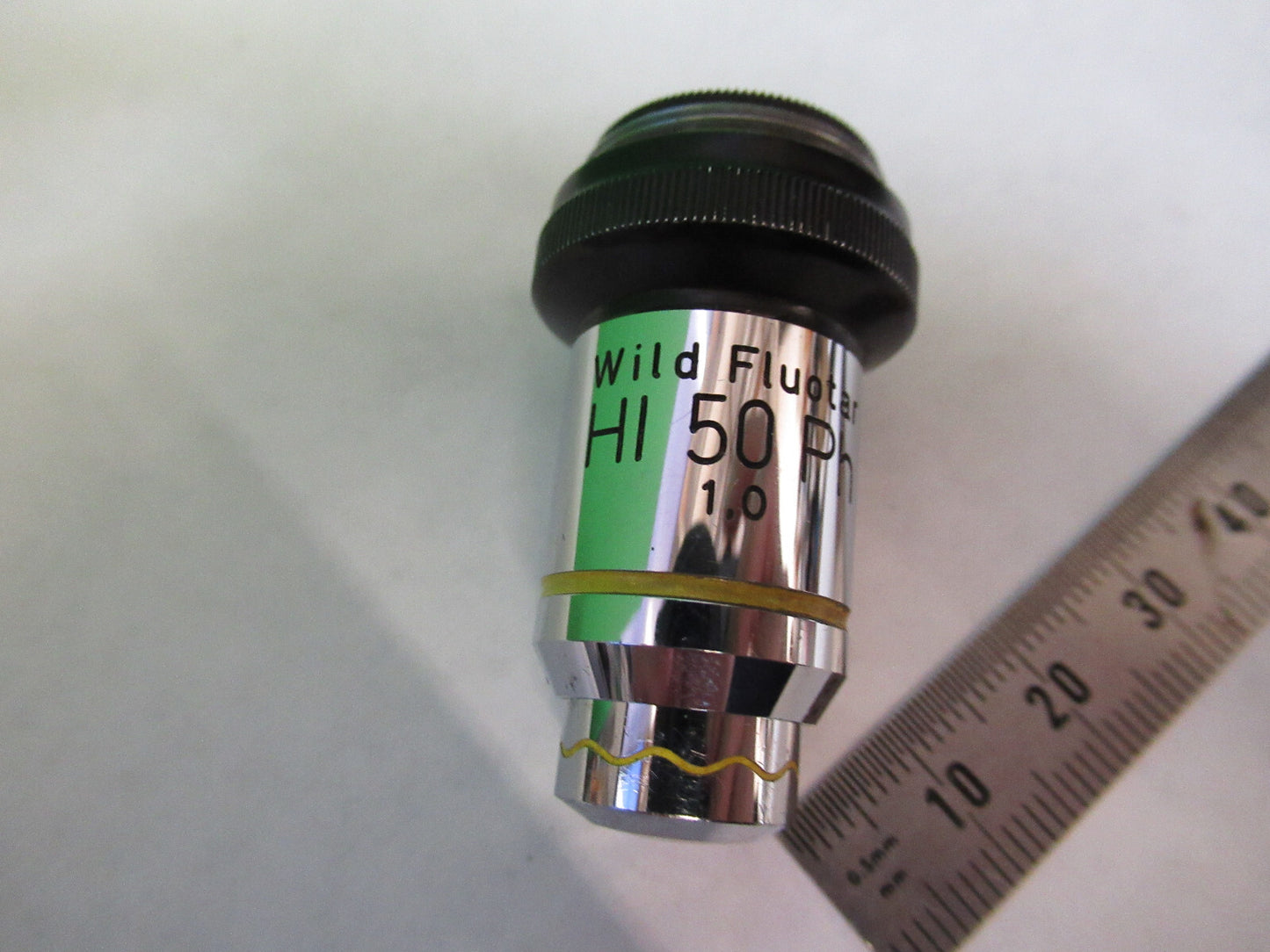 WILD HEERBRUGG SWISS OBJECTIVE 50X Ph PHASE MICROSCOPE PART AS PICTURED G8-A-80
