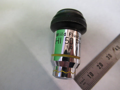 WILD HEERBRUGG SWISS OBJECTIVE 50X Ph PHASE MICROSCOPE PART AS PICTURED G8-A-80