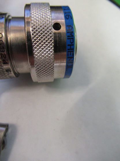 AMPHENOL CONNECTOR JMS3476L14-19P AEROSPACE ITEM  AS PICTURED  X7-A-33