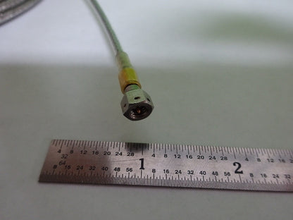 ARMORED CABLE 10-32 MICRODOT CONNECTOR for PIEZO ACCELEROMETER SENSOR #AS-99