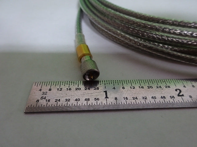 ARMORED CABLE 10-32 MICRODOT CONNECTOR for PIEZO ACCELEROMETER SENSOR #AS-99