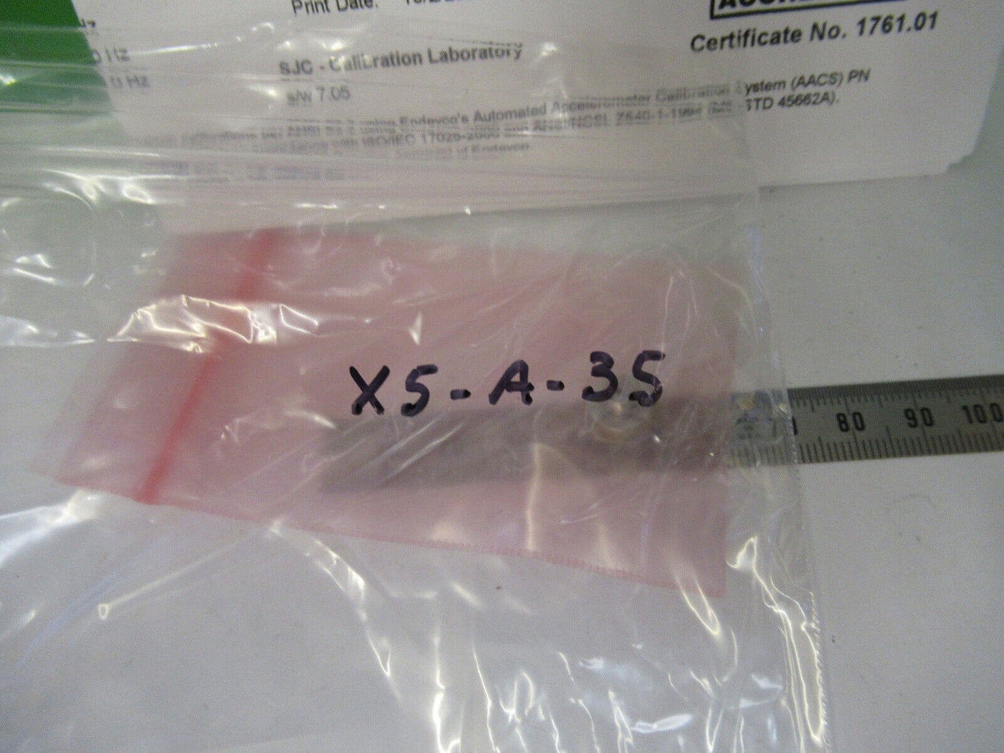 ENDEVCO 2256A-100 100mV/g ACCELEROMETER VIBRATION SENSOR AS PICTURED X5-A-35