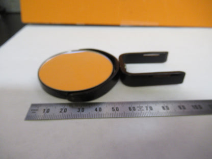 ANTIQUE BAUSCH LOMB MIRROR OPTICS MICROSCOPE PART AS PICTURED &Y3-A-04