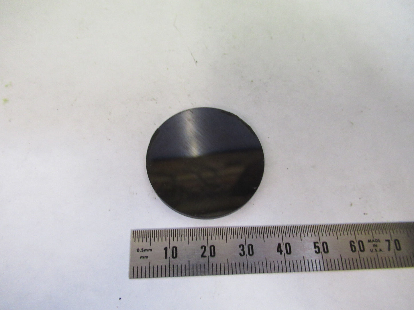 OPTICAL very dark red glass FILTER OPTICS  AS PICTURED X9-B-81