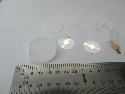 LOT BLANK PIEZOELECTRIC QUARTZ CRYSTAL X- Y- YX-CUT PIEZO SENSOR AS PIC #F5-A-63