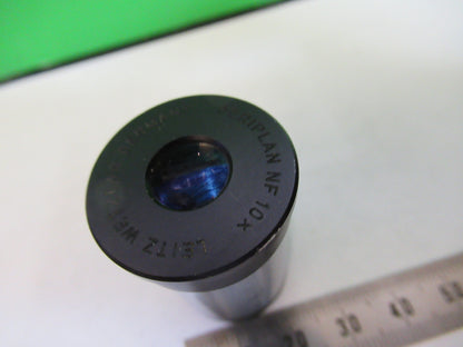 LEITZ WEZTLAR GERMANY EYEPIECE NF 10X MICROSCOPE PART AS PICTURED X9-B-103