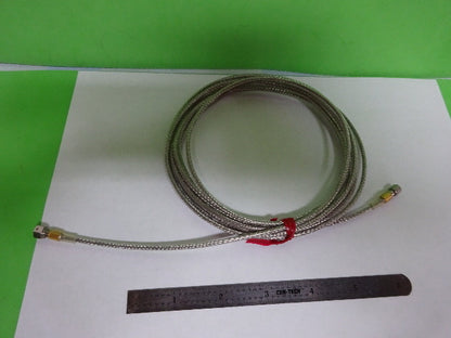 ARMORED CABLE 10-32 MICRODOT CONNECTOR for PIEZO ACCELEROMETER SENSOR #AS-99