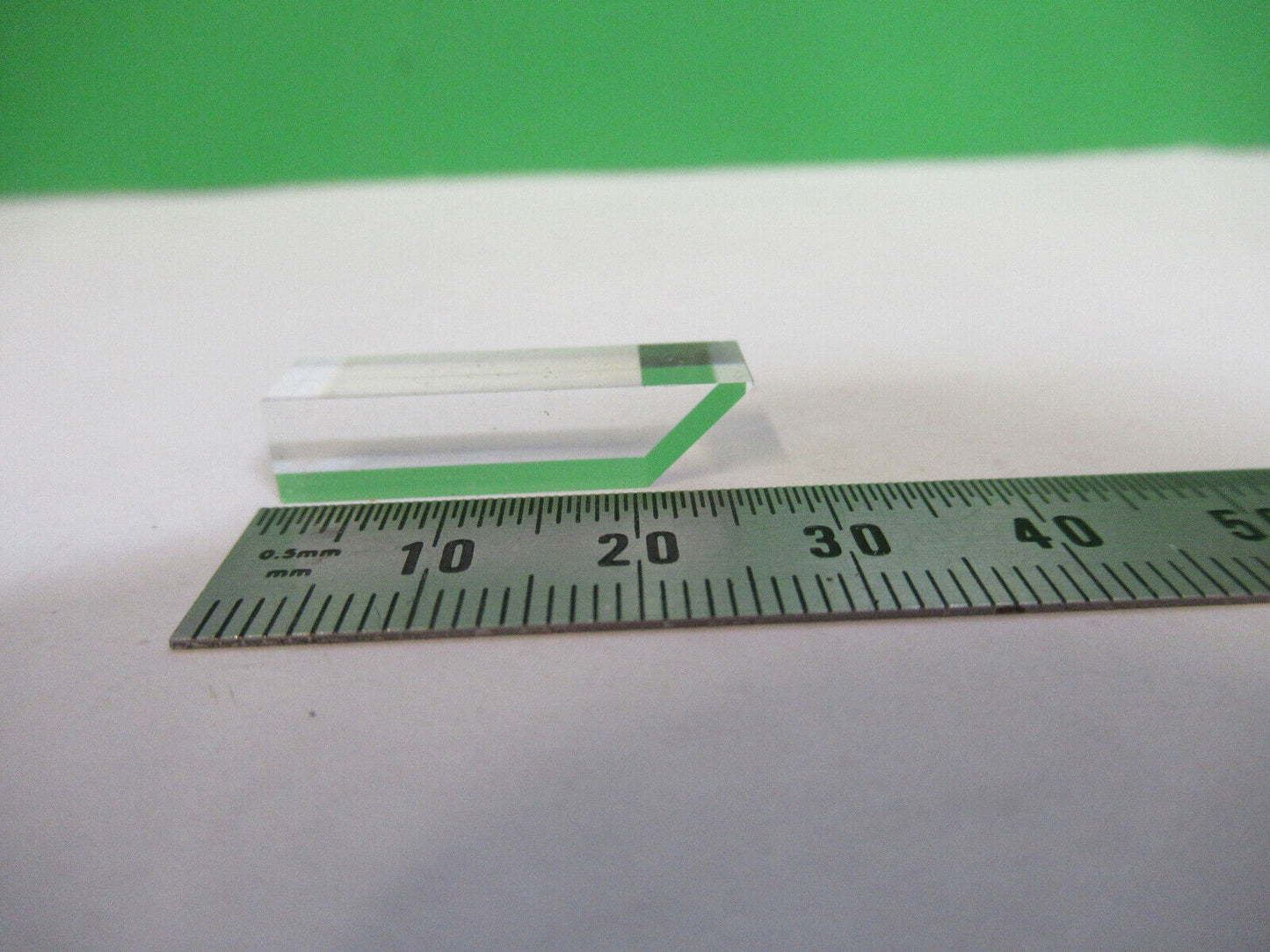 OPTICAL BK7 GLASS PRISM + MIRROR SURFACE LASER OPTICS AS PICTURED X7-A-14