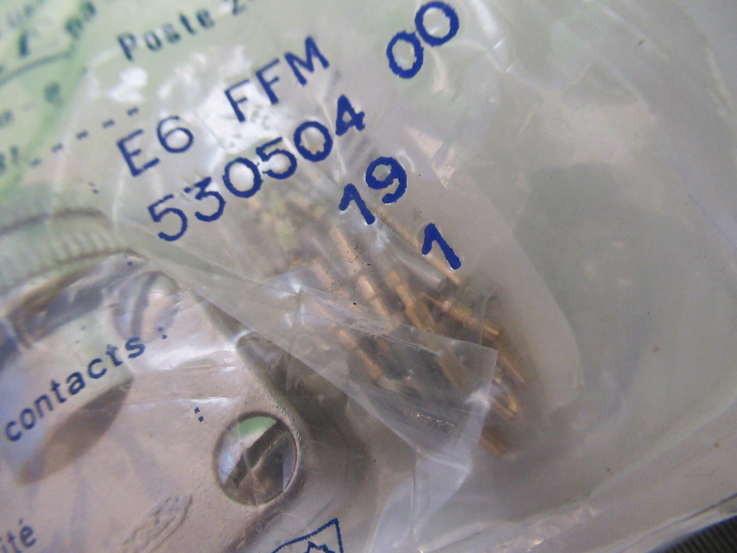 JAEGER MULTICONTACTS CONNECTOR E6 FFM 19 PINS AEROSPACE ITEM AS PICTURED X7-A-39