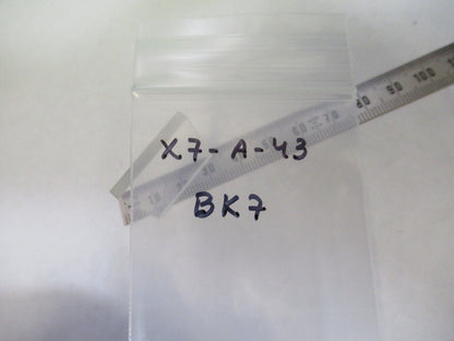 OPTICAL SQUARE BK7 GLASS PLATE PROLASER OPTICS AS PICTURED X7-A-43