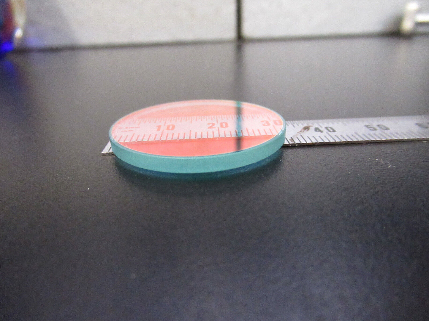 OLYMPUS JAPAN HEAT ABSORBER FILTER LENS MICROSCOPE PART AS PICTURED G8-A-60