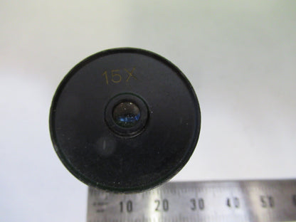 JAPAN 15X EYEPIECE LENS OCULAR MICROSCOPE PART as pictured X7-A-23