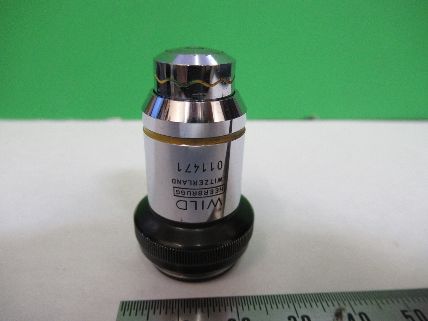 WILD HEERBRUGG SWISS OBJECTIVE 50X Ph PHASE MICROSCOPE PART AS PICTURED G8-A-80
