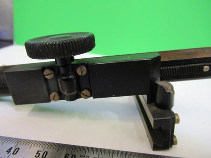 ANTIQUE BAUSCH LOMB FOR PARTS STAGE CLIPS MICROSCOPE PART AS PICTURED X7-A-61