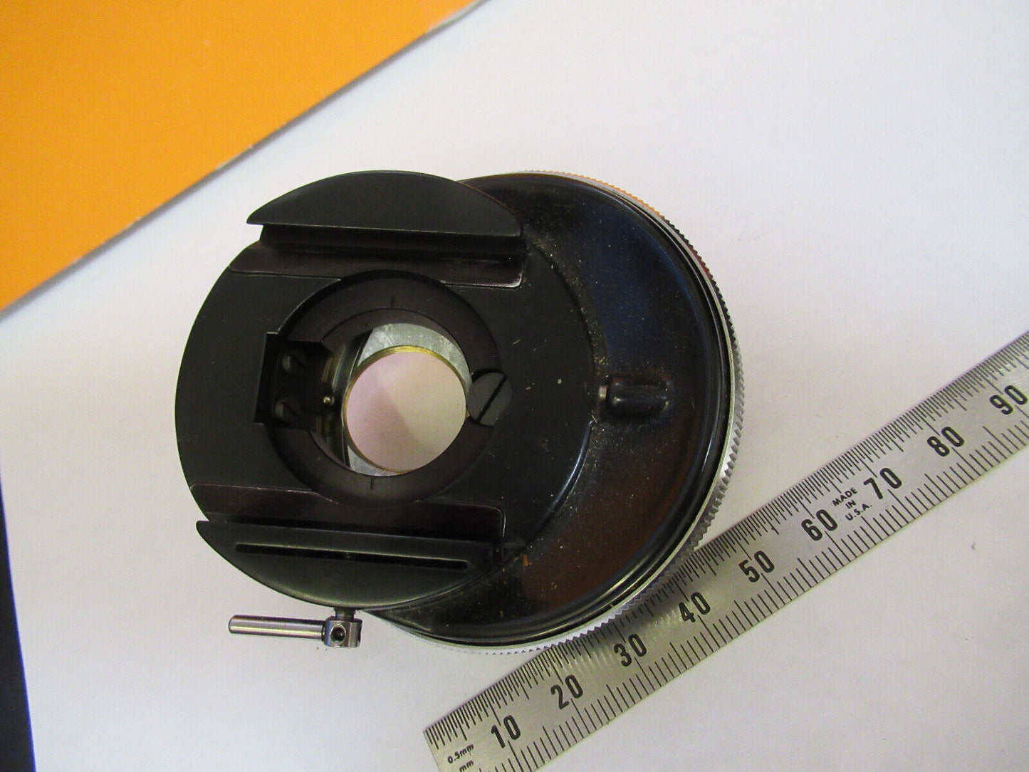 WILD HEERBRUGG SWISS M20 NOSEPIECE QUAD MICROSCOPE PART AS PICTURED Y3-A-06