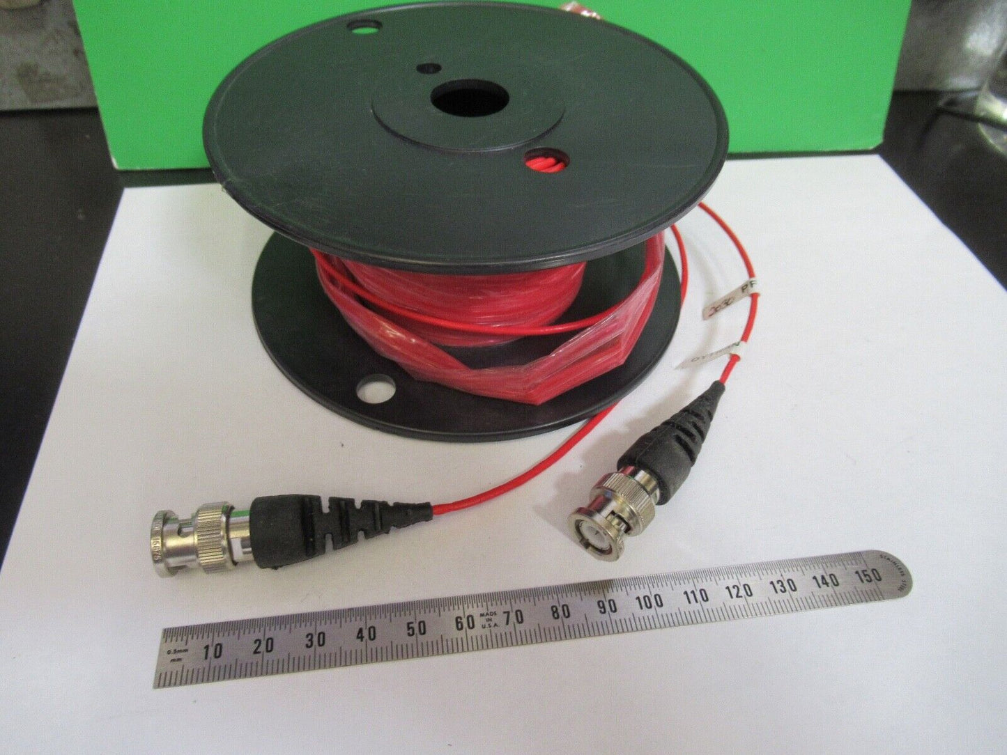 60ft CABLE for ACCELEROMETER SENSOR low noise BNC TO BNC AS PICTURED G3-FT-80