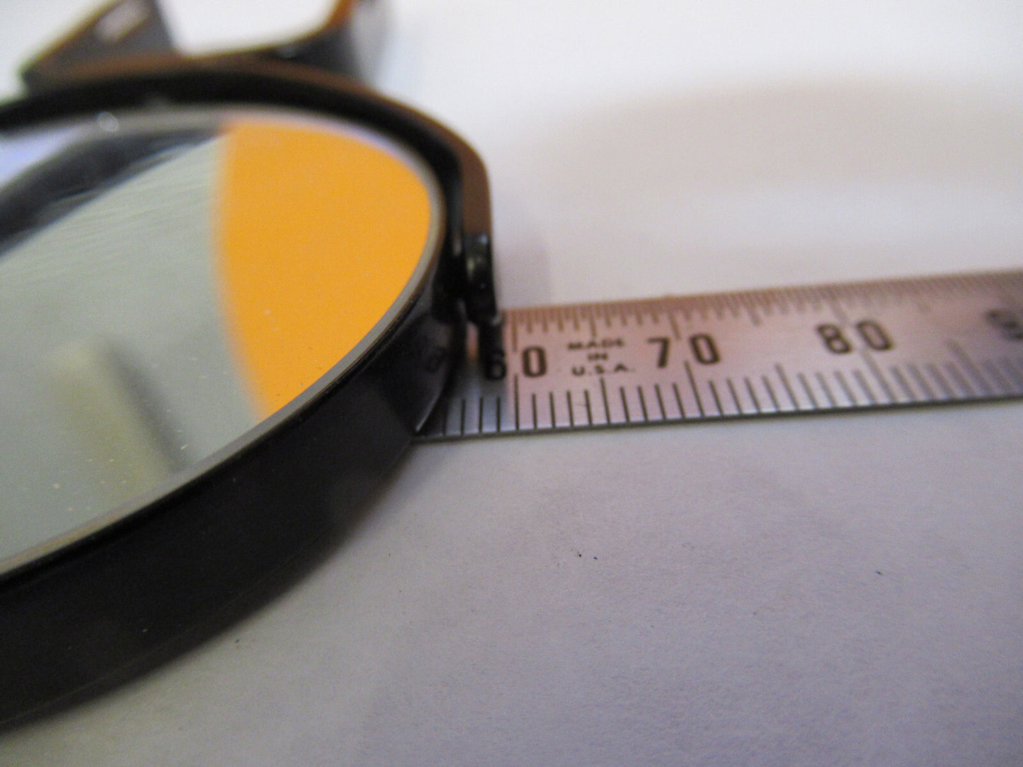 ANTIQUE BAUSCH LOMB MIRROR OPTICS MICROSCOPE PART AS PICTURED &Y3-A-04