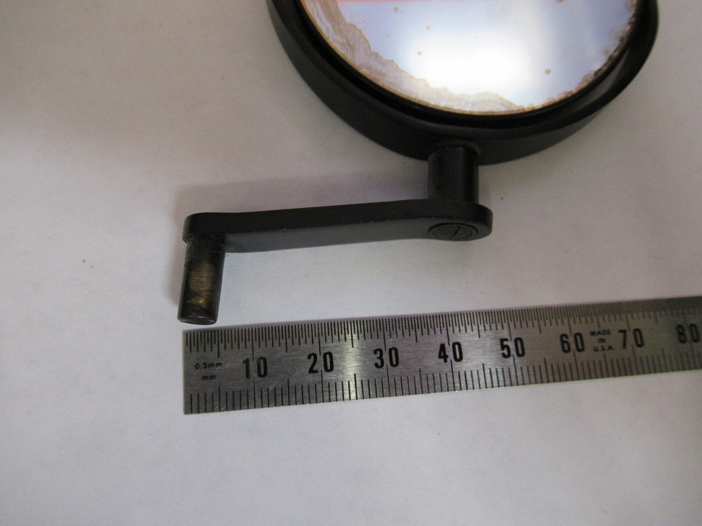 ANTIQUE BAUSCH LOMB MIRROR OPTICS STEREO MICROSCOPE PART AS PICTURED &Y3-A-03