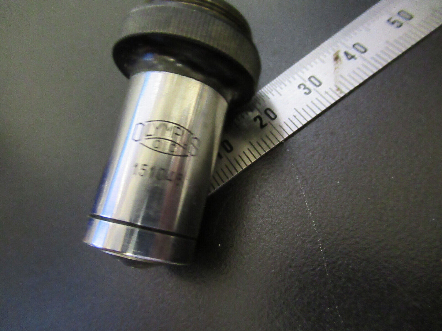 OLYMPUS JAPAN OBJECTIVE C 100X LENS MICROSCOPE PART AS PICTURED G8-A-59