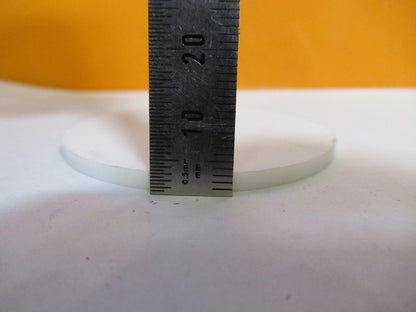 SAMPLE THICK ALUMINA DISC STAGE OR OPAQUE OPTICS AS PICTURED  Y2-A-95