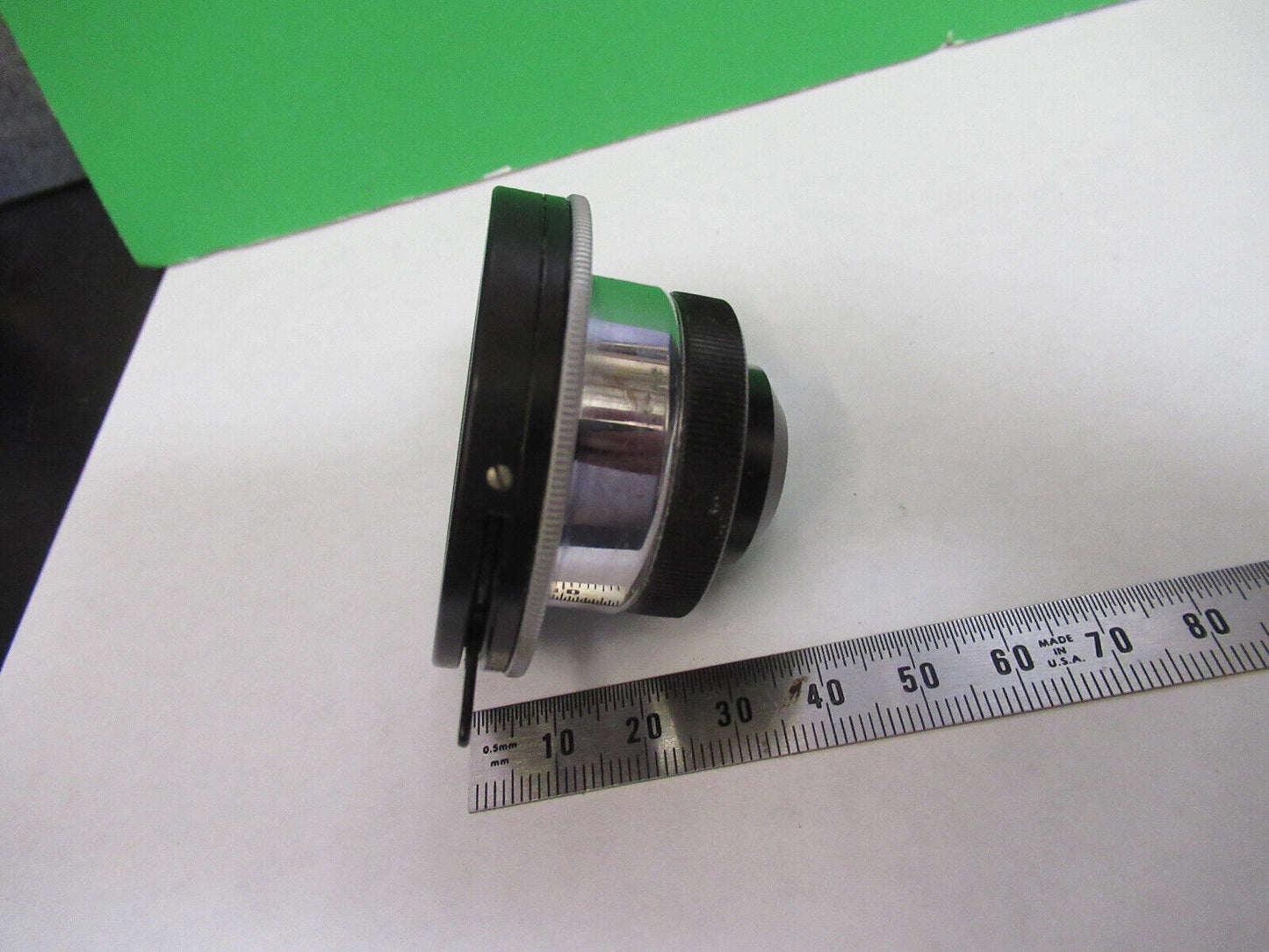 OLYMPUS JAPAN CONDENSER IRIS OPTICS MICROSCOPE PART AS PICTURED G8-A-37