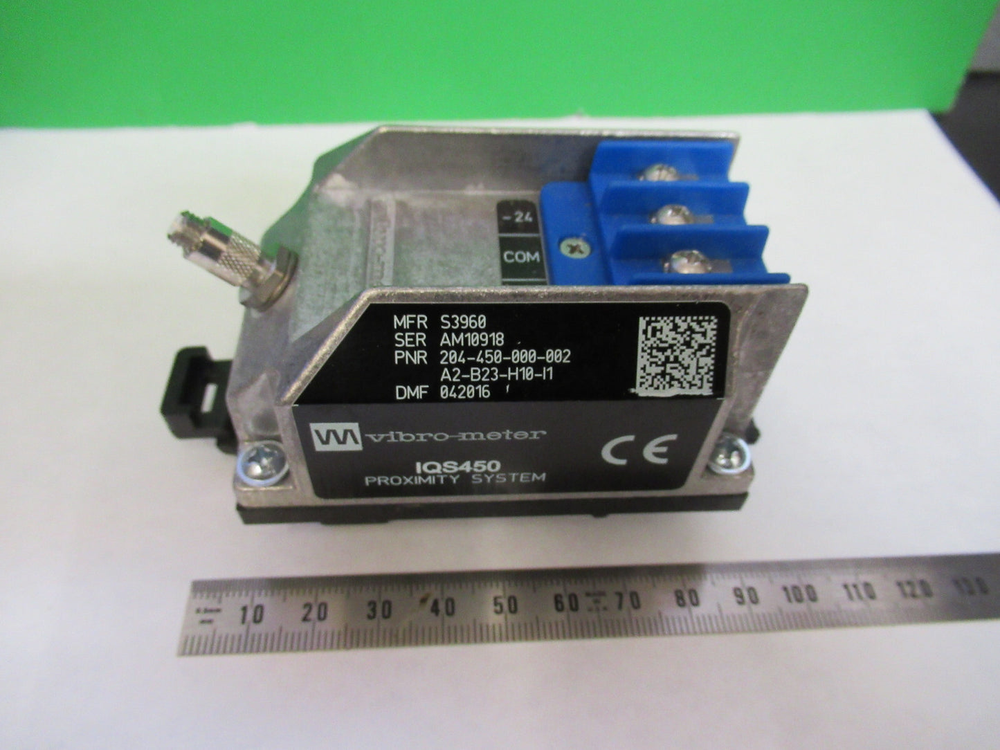 MEGGITT VIBRO-METER IQS450 204-450-000-002 MODULE for PROXIMITY SENSOR G8-A-77