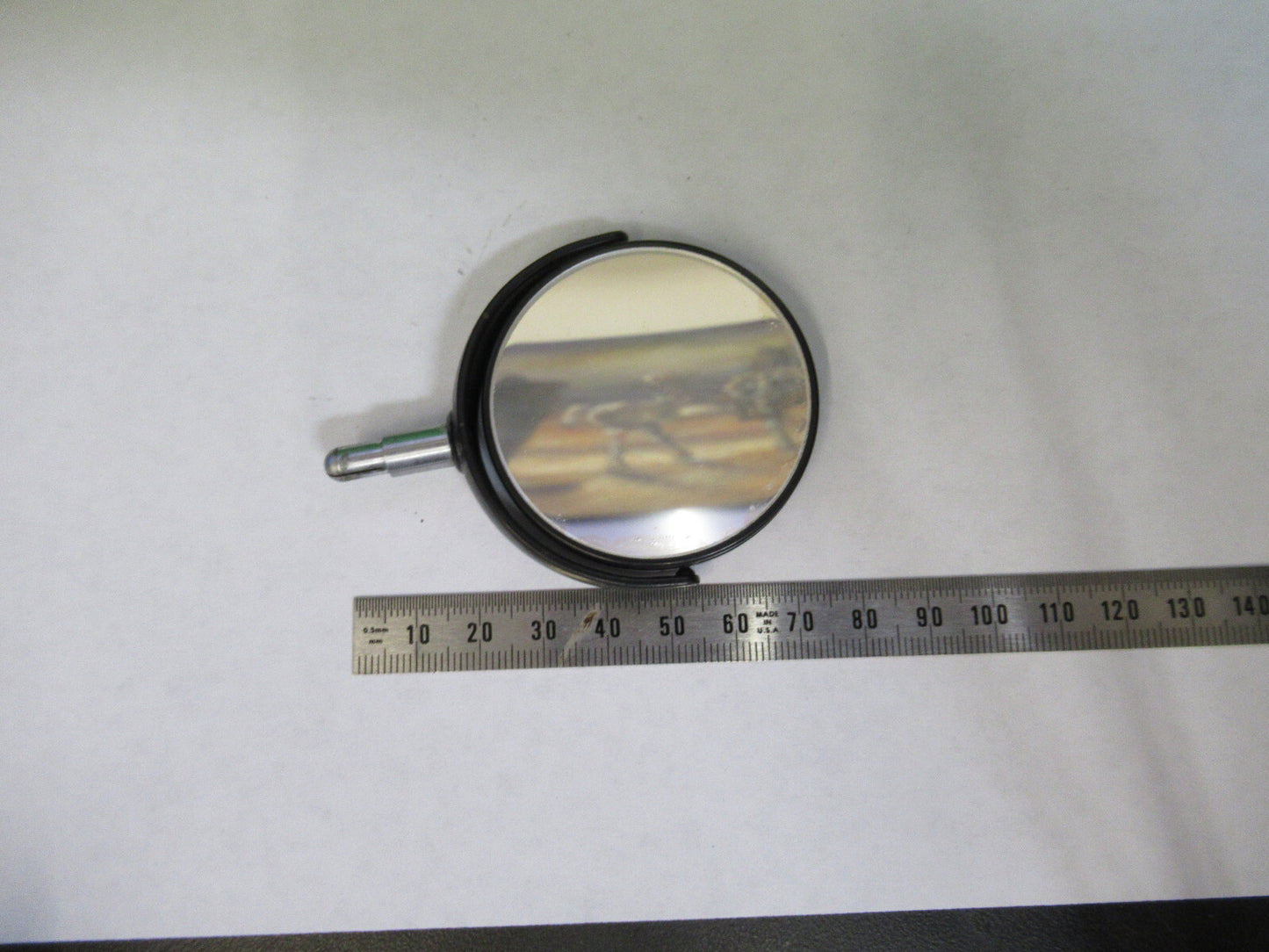 OLYMPUS JAPAN MIRROR ASSEMBLY OIC MICROSCOPE PART AS PICTURED G8-A-35