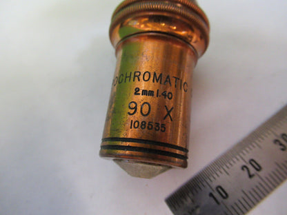 for parts ANTIQUE BAUSCH LOMB MICROSCOPE OBJECTIVE OPTICS as pictured X7-A-20