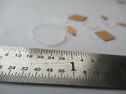 LOT BLANK PIEZOELECTRIC QUARTZ CRYSTAL X- Y- YX-CUT PIEZO SENSOR AS PIC #F5-A-59