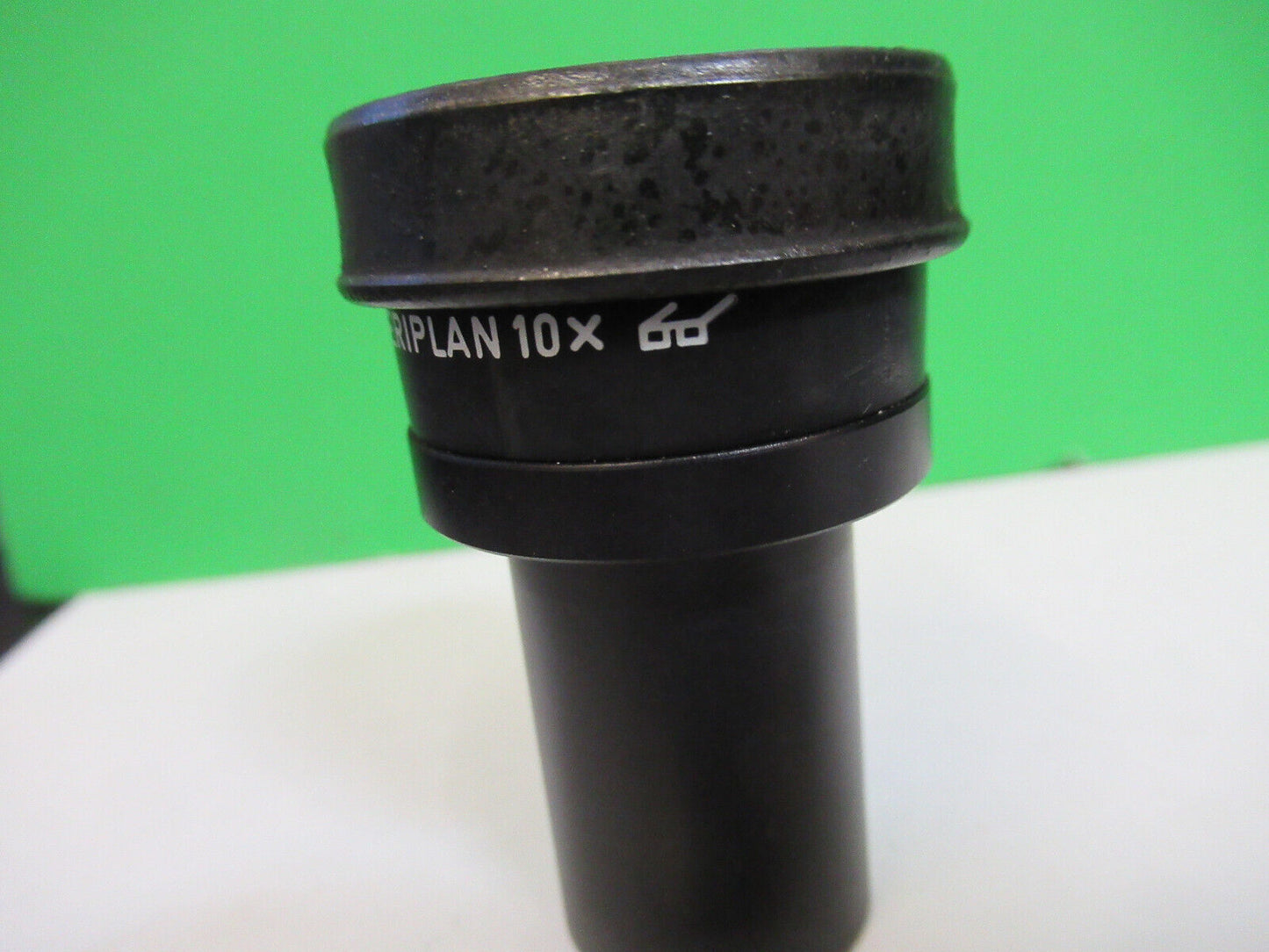 LEITZ WEZTLAR GERMANY EYEPIECE PERIPLAN 10X MICROSCOPE PART AS PICTURED X9-B-101