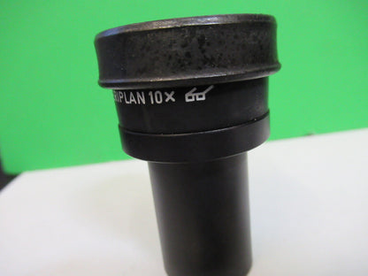 LEITZ WEZTLAR GERMANY EYEPIECE PERIPLAN 10X MICROSCOPE PART AS PICTURED X9-B-101