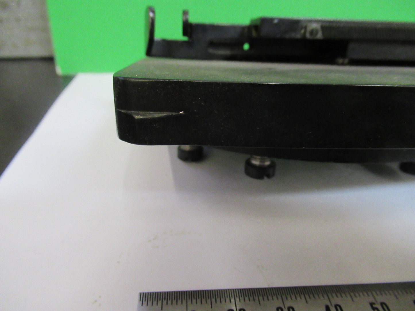 For parts BAUSCH LOMB XY STAGE TABLE ANTIQUE MICROSCOPE PART AS PICTURED X5-A-13