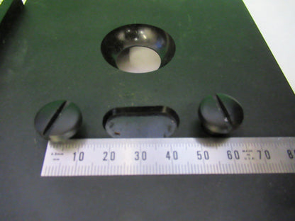 AO SPENCER XY STAGE CLIPS TABLE MICROSCOPE PART AS PICTURED X9-B-80
