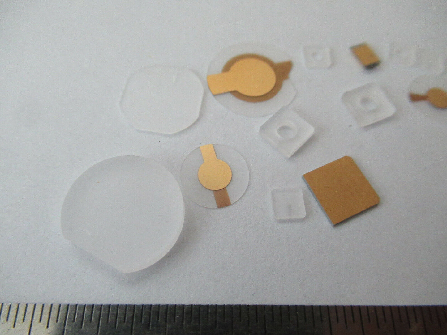 LOT BLANK PIEZOELECTRIC QUARTZ CRYSTAL X- Y- YX-CUT PIEZO SENSOR AS PIC #F5-A-59