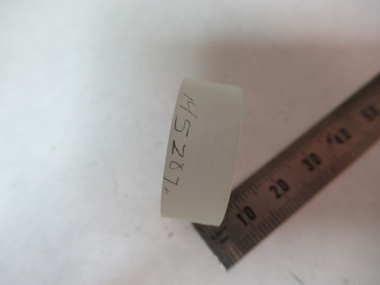 OPTICAL COATED FLAT OPTICS LENS 1" DIAMETER AS PICTURED X2-A-89